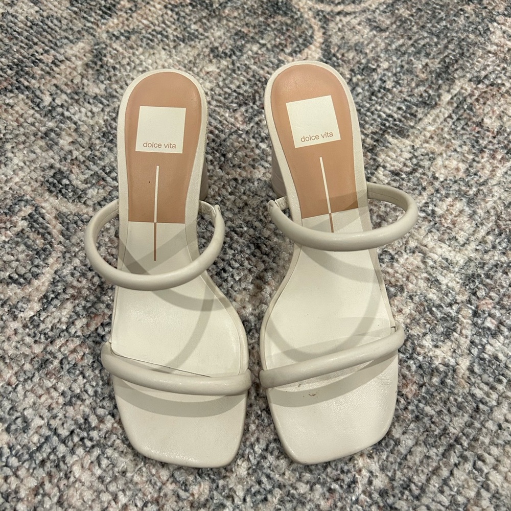 Dolce Vita Women's Cream Heels